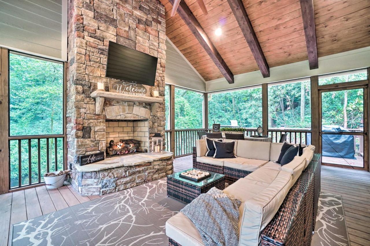 Hootenanny At Horton Creek Creekside Escape! 헬렌 외부 사진