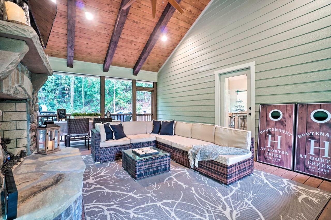 Hootenanny At Horton Creek Creekside Escape! 헬렌 외부 사진